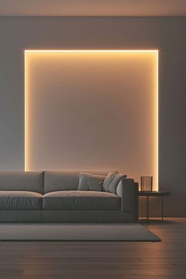 Illuminating Above-the-Couch Wall Decor for a Stylish Glow _ 20 Tips - Quiet Minimal
